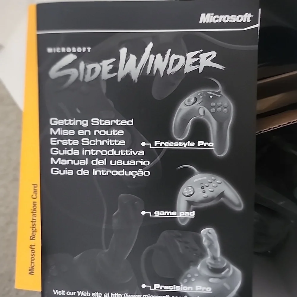Microsoft SideWinder Precision Pro Gaming Joystick With Game Pad
